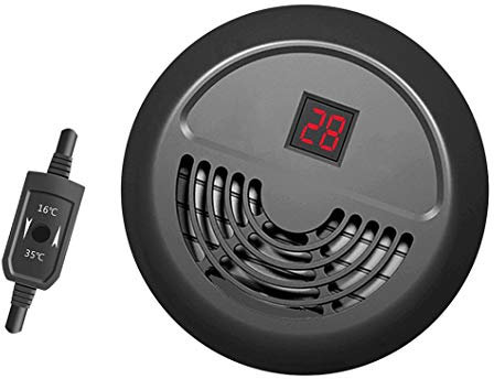 SYTH Chauffage Submersible Aquarium pour Poissons avec Affichage de la température par LED, Chauffe-Eau pour Petits réchauffeurs PTC, élément de contrôle de la température de l'eau salée (50-300Watt)