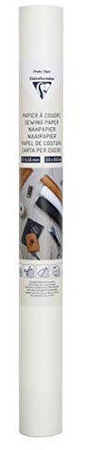 Clairefontaine 95533C 1 Rolle zum Aufnähen, 50 x 100 cm, Weiß