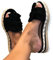 WYCcaseA Sandalias Mujer Verano Planas Sandalias con Lazo Chanclas Punta Abierta Sandalias de Plataforma Zapato De Playa Piscina Al Aire Libre Moda Fiesta Bohemias,Negro,39