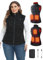 Kintiwe Heated Vest for Women with Battery, Electric Thermal Body Warmer, USB Rechargeable Heated Waistcoat Heated Coat