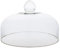 Transparent Glass Cake Dome Food Cover 28Cm Insect-Proof Dessert Display Cover for Cakes and Snacks Ideal for Home Use