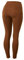 HORZE Damen Reithose Tara, High Waist Reithose mit Vollbesatz Silikon und Taschen, Braun, 36