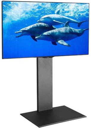 WALL V2 High Type | Japanisch Eleganter 32-60 Zoll Universal Wand TV-Ständer mit verstellbare Halterung, kein Bohren | Satin Schwarz