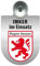 Alu-Dienst-Schild Imker Im Einsatz (Hessen)
