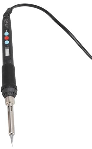 60-W-Lötkolben-Set, Digitale Lötkolbenpistole, Schweißwerkzeuge mit Einstellbarer Temperatur von 180–500 °C, 8 Lötspitzen, für Elektronik, Elektrische Reparatur, Schmuck,