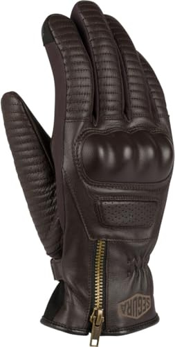 SEGURA Synchro Wasserdichte Motorradhandschuhe, braun, 10