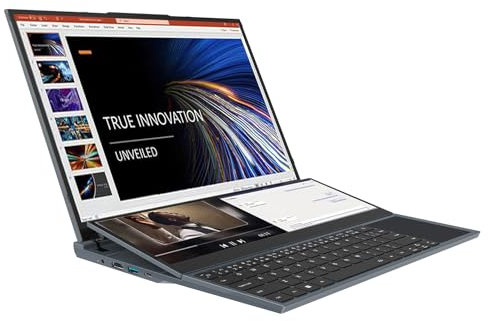 Tuofudun Dual Screen Laptop,16 Inch IPS + 14'' Touch,Xeon W-10885M,32GB DDR4 256GB NVMe,Slim Notebook Game PC Computer,AC WiFi BT4.2