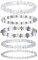 HaiFafafaing 5 Stück Perlenarmband Damen Magic Pearls Armband Mehrschichtiges Boho Armband Mehrschichtige Kristall-Stein-Perlen-Armbänder für Frauen Perlenarmband Stapelbares Yoga Armbänd