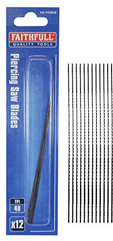Faithfull - Piercing Sägeblätter (12) 48 tpi - FAIPRSB48