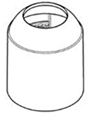 GROHE Kappe (Original Ersatzteil, Langlebig, Robust, Herstellergarantie: 5 Jahre), Chrom, 46727000