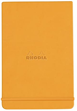 Rhodia 118348C Web Notebook A5 96 Blatt liniert Orange