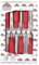 Stubai 354106 Set di Scalpelli con Manico in Plastica, 6 Pezzi