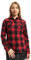 Brandit Women Amy Flannel Shirt Long S, color: red/black, size: XL