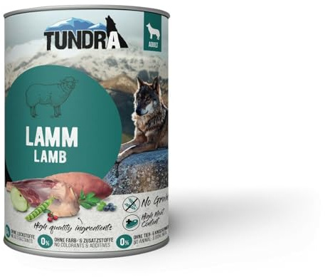 Tundra Hundefutter Lamm Nassfutter - getreidefrei (800g)