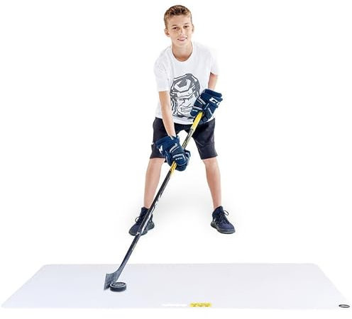 Hockey Revolution My Shoot Pad - Eishockey Schläger Trainingsplatte für On Off-Ice Training - Eishockey Spielzeug mit Griff - Simuliert Eisgefühl - Puck Eishockey Übung von Profis getestet (740x1500)
