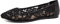 Greatonu Ballerines Femme Ballerines en Dentelle Chaussures Plats Ballerine Ronde Confortable Slip-on Lace - Noir - 36 EU