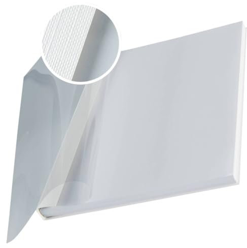 Leitz 7414-00-01 Buchbindemappe impressBind, A4, 10,5 mm, weiß, Soft