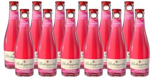 Rotkäppchen Fruchtsecco Himbeere - Der fruchtig-frische Genuss in der Kleinflasche (12 x 0,2l)