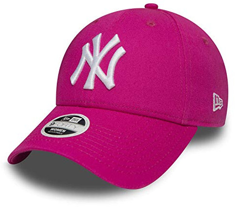 New Era 9forty Strapback Casquette MLB Yankees de New York Los Angeles Dodgers Hommes Femmes Casquette Chapeau Plusieurs Couleurs dans Le Bundle avec UD Bandana - NY Rose #2510, Adjustable