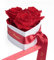 ROSEMARIE SCHULZ Heidelberg Rosen Box Herz 3 Infinity Blumen Satinband Goldschrift Für die Beste Mama der Welt (Rot, 3 Rosen Für die Beste Mama der Welt)