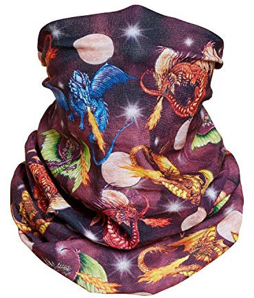 Bodylife Fire Dragon Nahtlose Multifunktionstuch Schlauchtuch Kopfbedeckung Halsschlauch Gaiter Gesichtsbedeckung