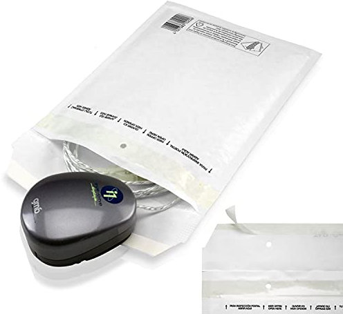 WPTrading - 400 Stück Luftpolstertaschen A6 200 x 175 mm Gr. CD weiß selbstklebend - Kraftpapier Luftpolsterumschläge mit Luftpolsterfolie - Luftpolster Versandtaschen für Bücher & Warensendung