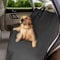 URAQT Dog Car Seat Covers for Pets, Durable Waterproof Nonslip Car Seat Protection Pad, Machine washable Car Rear Seat Protection Device, Universal Size, Suitable for All Cars (125 * 145cm, Black)