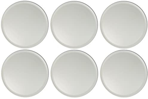 Cosy & Trendy - Juego de 6 platos para pizza (tamaño XXL, 32,5 cm de diámetro, porcelana), color blanco mate