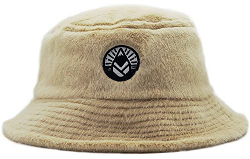 Phieres PH Scary III Buck - Unisex Hut aus 100% Kunstpelz mit Logo Details und hervorragendem UV-Schutz für Outdoor-Aktivitäten, in Khaki