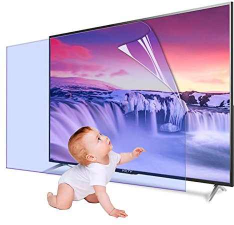 KELUNIS TV-Bildschirmschutz, Blendschutz-/Blaulicht-/Kratzschutzfolie, Für 32-75 Zoll Monitor Entlasten Sie Die Augenbelastung Und Besser Schlafen, 42(917 * 516)