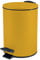 Spirella Adelar Cosmetic Bin 5 Litres Stainless Steel with Soft-Close Mechanism and Inner Bucket Bathroom Bin Soft Close Waste Bin Yellow Matt