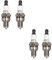 TORCH 4stk CMR7H Zündkerzen Ersetzen für N GK 3066/CMR7H Zündkerze, für 965/RZ7C RZ7CT10 Zündkerze, für TR14C TR14S, für 4194, für Tanaka 018-16005-20, für TORCH AC7R, für Husqvarna 581362301, OEM