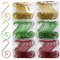 Photway 50mm S-Haken Weihnachten 120 Stück, Haken weihnachtskugeln,s-Haken,Christbaumschmuck aufhänger,Weihnachtskugel Weihnachtsschmuck,Deko Weihnachten Haken,Weihnachtsbaum Haken(rot Grün Gold)