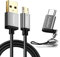 FUNDIAN Micro USB Cable with USB C Keychain, USB A to USB C or Micro Fast Charging, Compatible for Samsung Galaxy S21 S20 S10 S9 S8 Note 10 9 8 GoPro Hero 7 5 6 PS5 Controller Nintendo Switch (6.6ft)