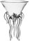 Tofficu Verre à Cocktail Pieuvre CréAtif - Verre Martini Transparent 4 Oz/120 Ml - IdéAl Pour Maison, Bar, FêTe - Design Tentacules De MéDuse
