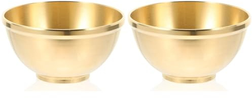 Cabilock 2stücke Tibetische Kupferschale Für Heilige Wasseropfer Handgefertigte Buddhistische Opferschale Große Dekoschale Für Altäre Und Rituale Für Meditation Und Spirituelle