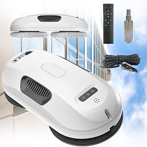 HNCXHX Robot Pulitore di Finestra,Robot Elettrico di Pulizia Vetro Dell'Aspirapolvere Finestra,per Le Finestre All'Aperto/Dell'Interno Che Puliscono Le Finestre Alte,Il Balcone,La Terrazza di Vetro