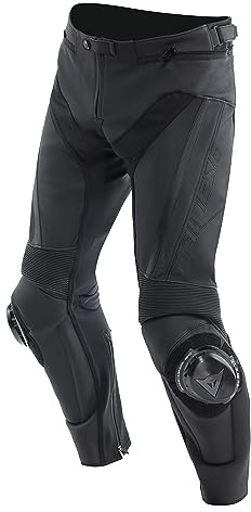 Dainese Delta 4 Motorrad Lederhose, schwarz, Short 28