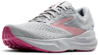Brooks Women’s Adrenaline GTS 24 Supportive Running Shoe - Alloy/White/Zephyr - 9.5 Medium