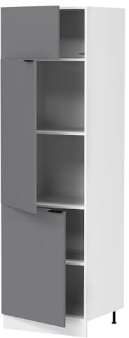 VCM Küchenschrank | Maße ca. H. 207 x B. 60 x T. 57 cm | Hochschrank | Küchenmöbel - Fasola