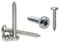 50x No. 10 x 3/4 4.8 x 19mm Pozi Pan Head Self Tapping Screws A2 Stainless Steel Ideal for Metal Wood and Brick Self Tapping Screws Wood High Strength Durable