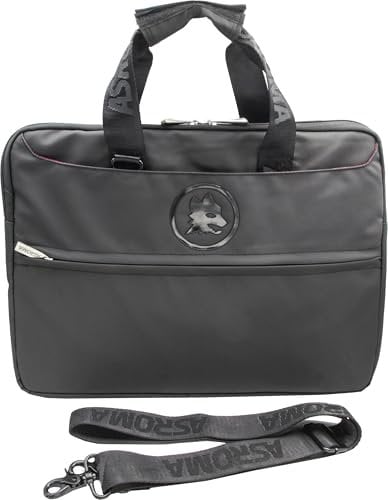 AS Roma Laptoptasche Lupetto Schwarz