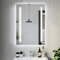 Youyijia Spiegel Mit Beleuchtung, 50x70cm Led Badspiegel Mit Beleuchtung Mit Touch-Schalter, Badezimmer Wandspiegel Badezimmerspiegel Energiesparend Lichtspiegel, Vertikal