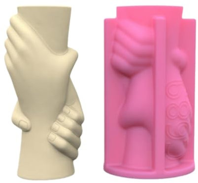 Kreative Hand-Silikonform für Blumentöpfe, Vasen, Beton, Zement, Harz