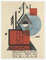 Bauhaus Ausstellung 1923, Karte IX Poster 50 x 70 cm Beige Wandbilder Wanddeko