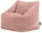 Icon Natalia Pouf Enfant, Velours Côtelé, pour Poire avec Remplissage, Chaise Enfant, Fauteuil Chambre, Meuble Chambre, Meuble Salon, Aube Rose
