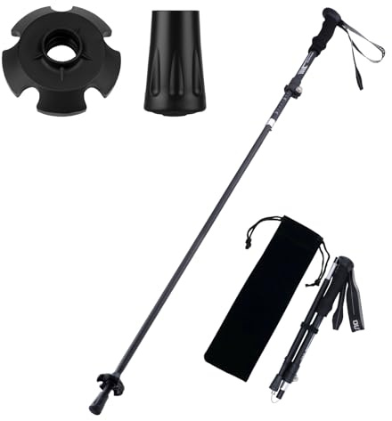 Wanderstöcke, Faltbare Trekkingstöck, Walking Stock aus 7075 Aluminium Ultraleicht, Praktisch zu Verstauen, Perfekt für Outdoor Abenteuer