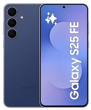 Samsung Galaxy S25 FE 256GB Navy AI Smartphone ohne Vertrag, AI Handy mit Android 15, 8 GB RAM, 256 GB Speicher ohne Simlock