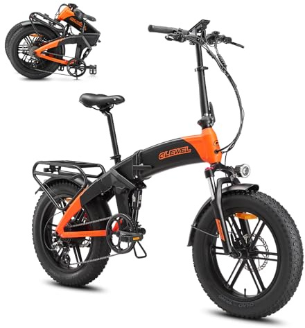 KIMDYMA 20 Zoll Faltrrad E-Bike | 48V 13AH Akku | 80 km Reichweite | 250W | Federgabel & Hinterradfederung | 8-Gang | City & Gelände E-Bike