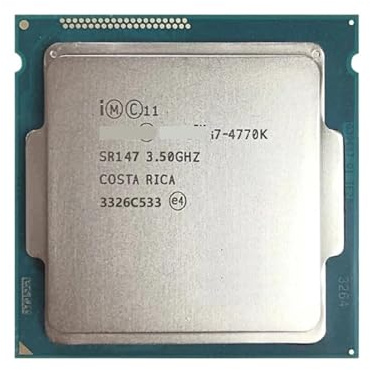 Processeur I7 4770K SR147 3,5 GHz Socket LGA 1150 Quad-Core CPU de Bureau
